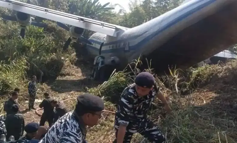 Burmese Army crashed at Lengpui airport