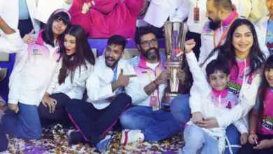 अभिषेक की टीम ने कबड्डी सीजन 9 का खिताब जीता, स्टेडियम में अभिषेक बच्चन, ऐश्वर्या, आराध्या को लगाया गले, जमकर किया डांस