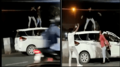 फ्लाईओवर पर कार खड़ी कर किया डांस, वीडियो हुआ वायरल तो पुलिस ने दर्ज की FIR