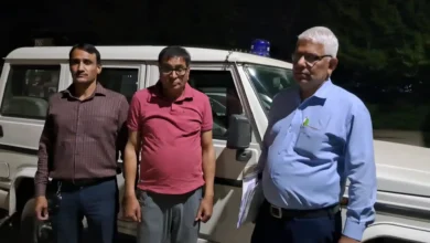 रेवाड़ी में दो हजार की रिश्वत लेते जीएसटी इंस्पेक्टर रंगे हाथों गिरफ्तार।