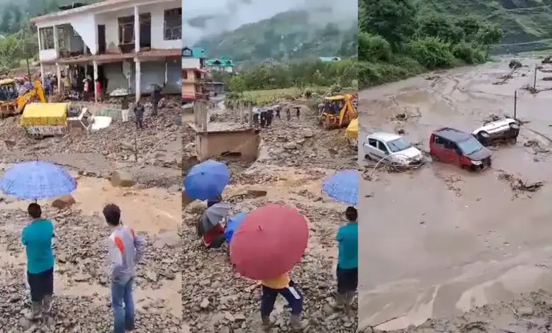 हिमाचल में भारी बारिश ने मचाई जमकर तबाही
