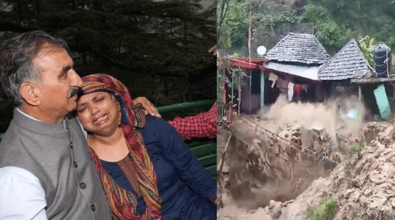 हिमाचल की तबाही पर मुख्यमंत्री सुक्खू से लिपटकर रो पड़ी महिला, सुक्खू भी हो गए भावुक